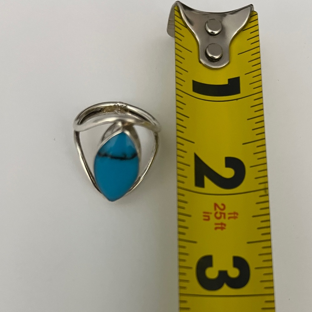 Taxco Sterling Silver Turquoise Ring